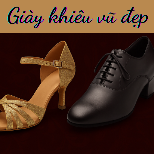 Biểu tượng của trang web "Giày khiêu vũ đẹp": đối tác phụ kiện thời trang Hottrends, chuyên về giày khiêu vũ.