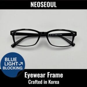 Bộ phụ kiện kính ánh sáng xanh Hàn Quốc NEOSOUL gồm hộp đựng, khăn lau và thẻ chính hãng