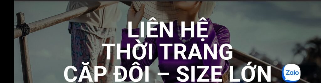 Ảnh chụp trang Liên hệ của web Thời trang cặp đôi -size lớn